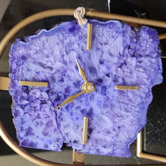 🕰Purple Agate Desktop Clock - Picture 2 of 8